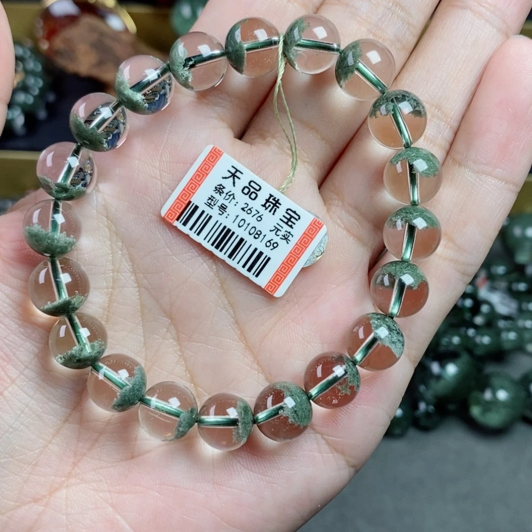 水晶手串未镶嵌葵*10108169绿幽灵