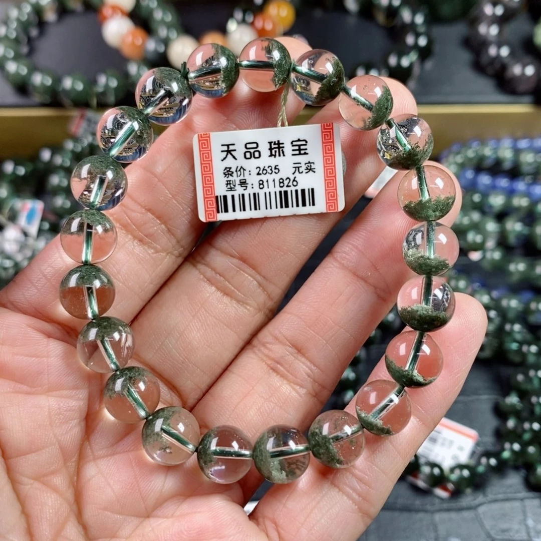 水晶手链未镶嵌绿幽灵手链811826