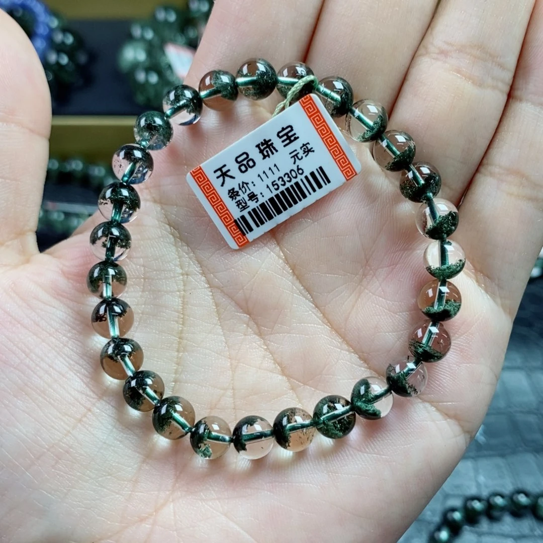 水晶手串未镶嵌f****s绿幽灵153306