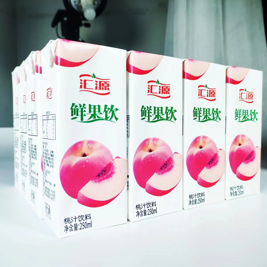 【国货之光】汇源鲜果饮250ml*10盒橙汁桃汁蓝莓芒果汁家庭情侣饮料