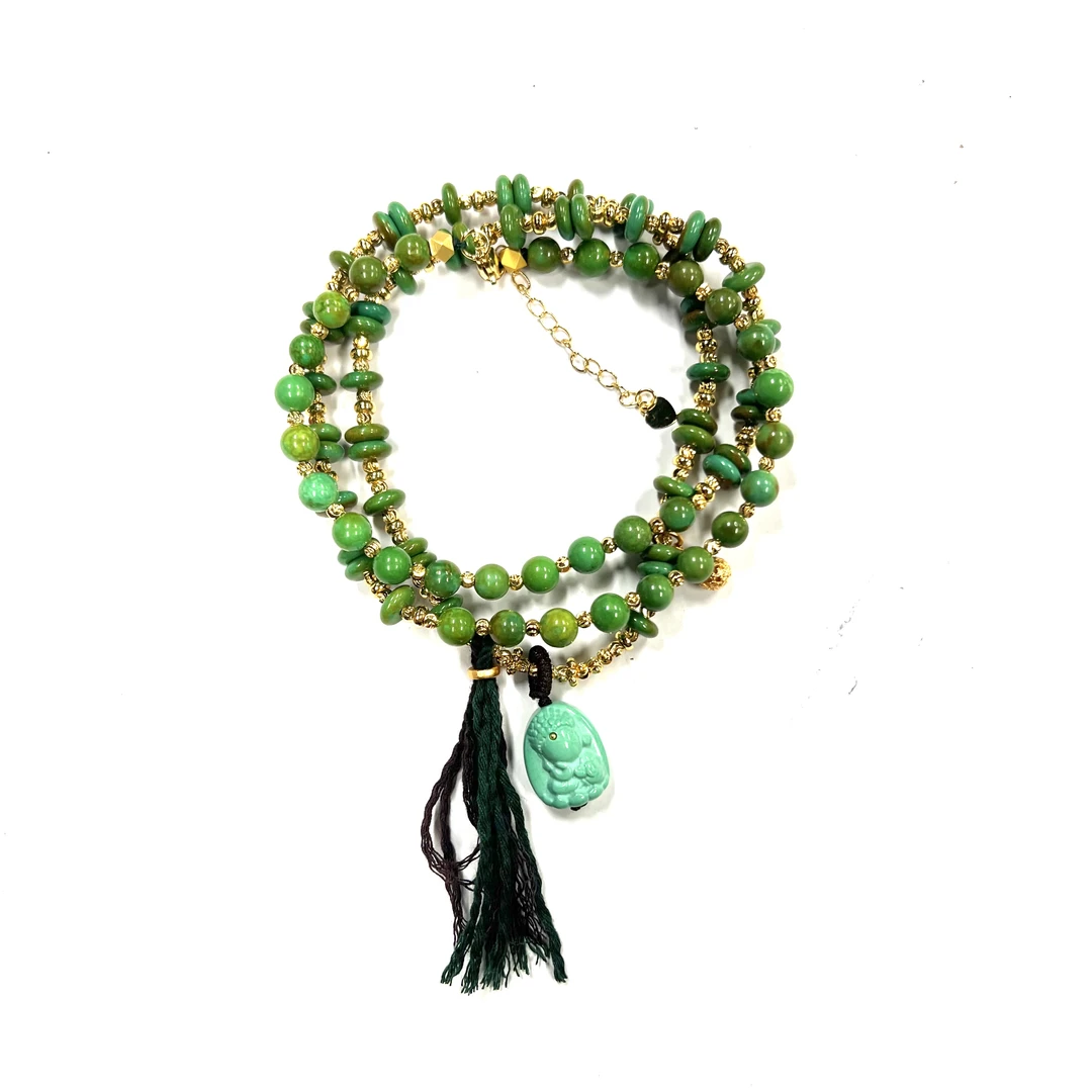 合金手链 「Richer」灰灰-10791249设计款绿色珠珠绿无相手链