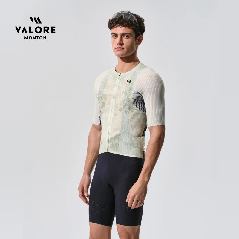 VALORE暗花短上衣专业骑行服男款夏季轻薄透气速干修身公路自行车