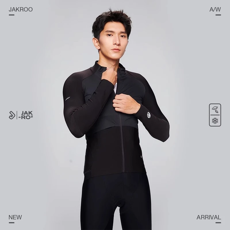 捷酷秋冬新品ELITE WIND男士抓绒骑行服户外舒适保暖5℃骑行上衣