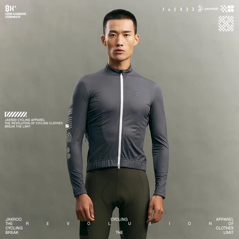 捷酷秋冬新品OYS01男士高弹防风骑行夹克舒适版四季通用透气夹克