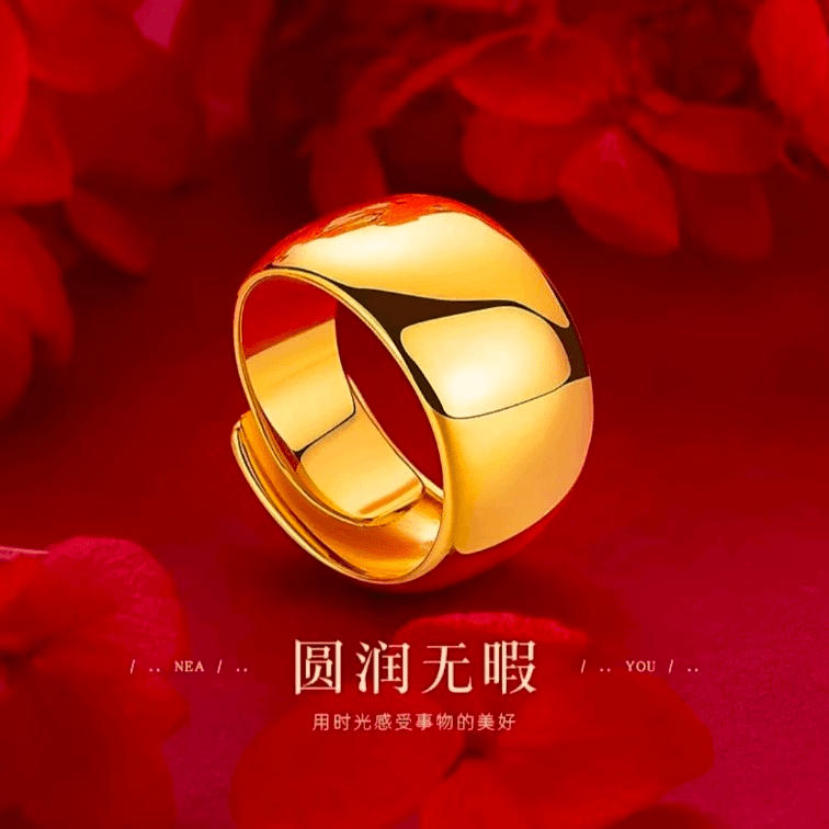 合金戒指 合金戒指 卡13光面活口戒指可调节戒指时尚亮面素款光感