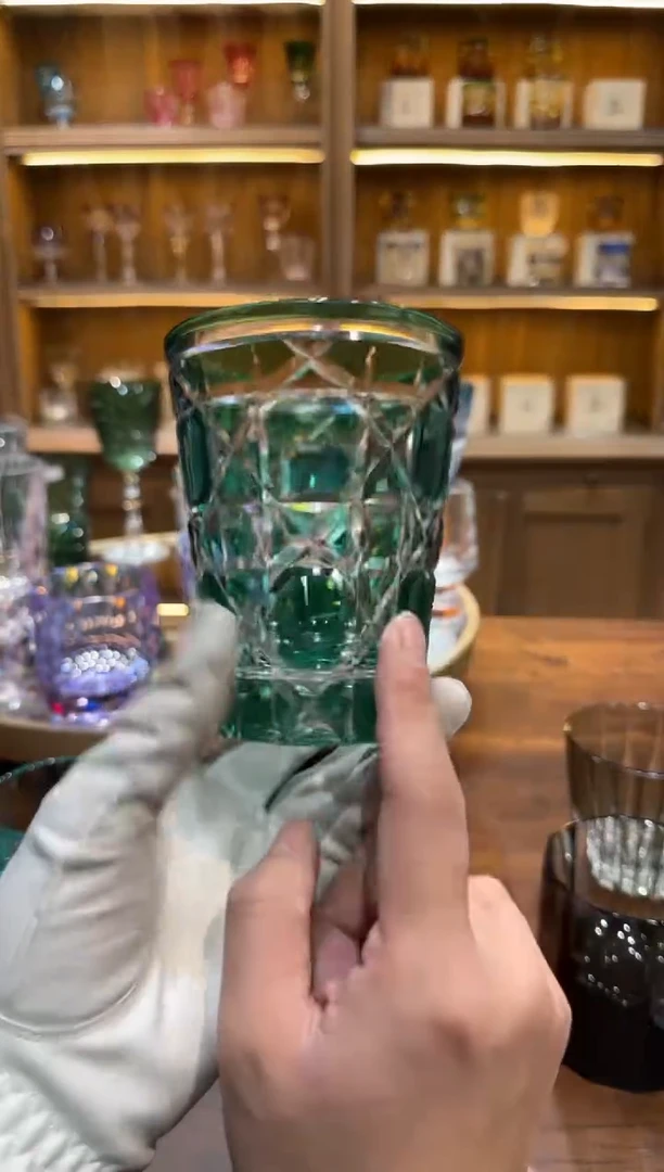 【闪购商品】套色水晶dior绿杯 福利不退不换