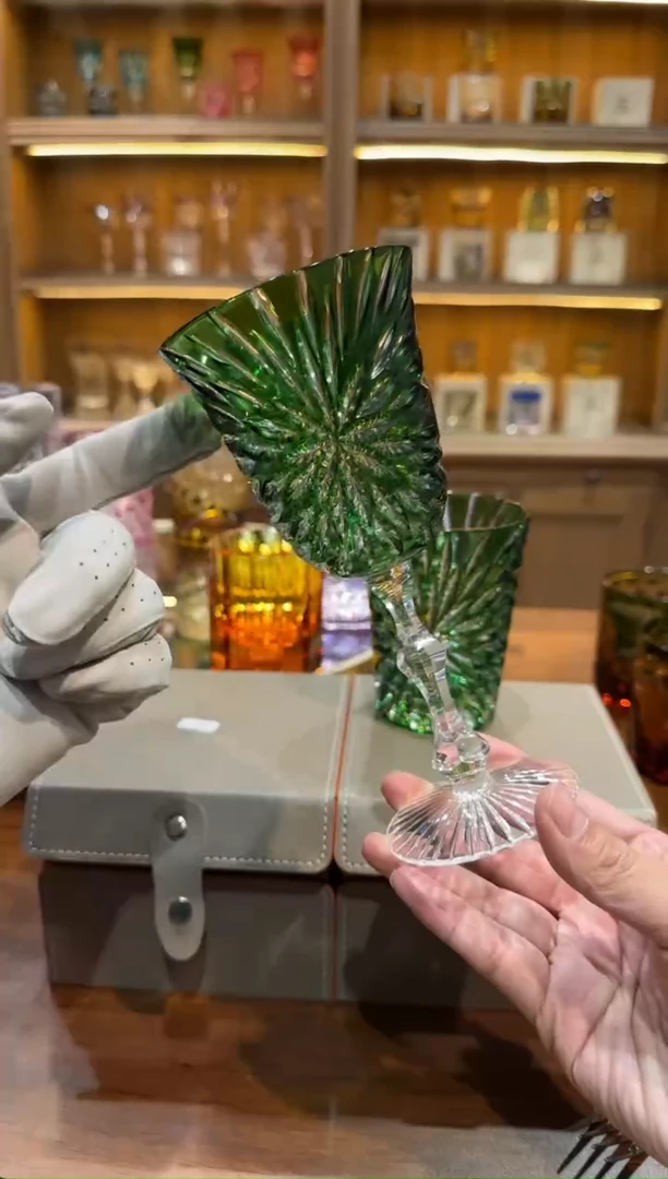 【闪购商品】捷克水晶高脚杯烟花