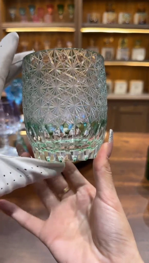 【闪购商品】套色水晶绿色风雅大菊