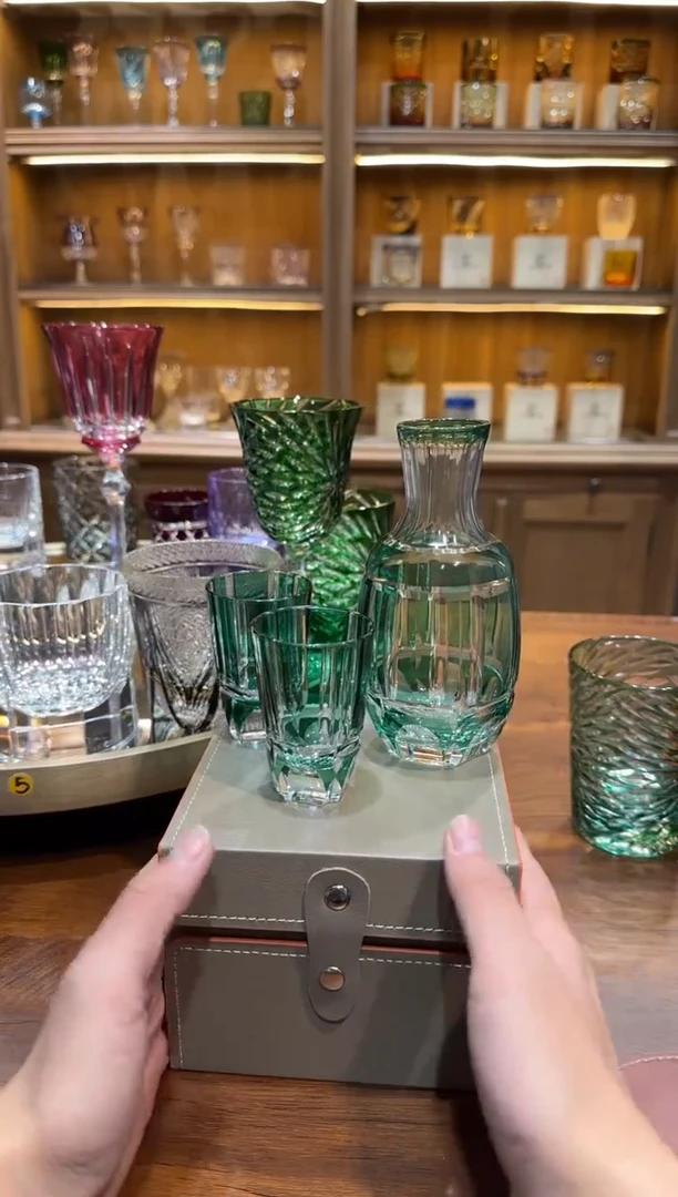 【闪购商品】套色水晶竹之善一壶两杯