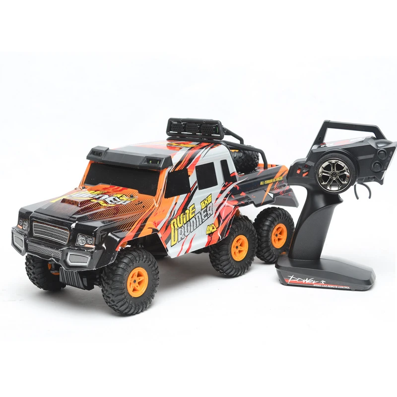 伟力1:18六驱攀爬车18629 2.4G遥控六轮大脚越野车 奔驰玩具车模