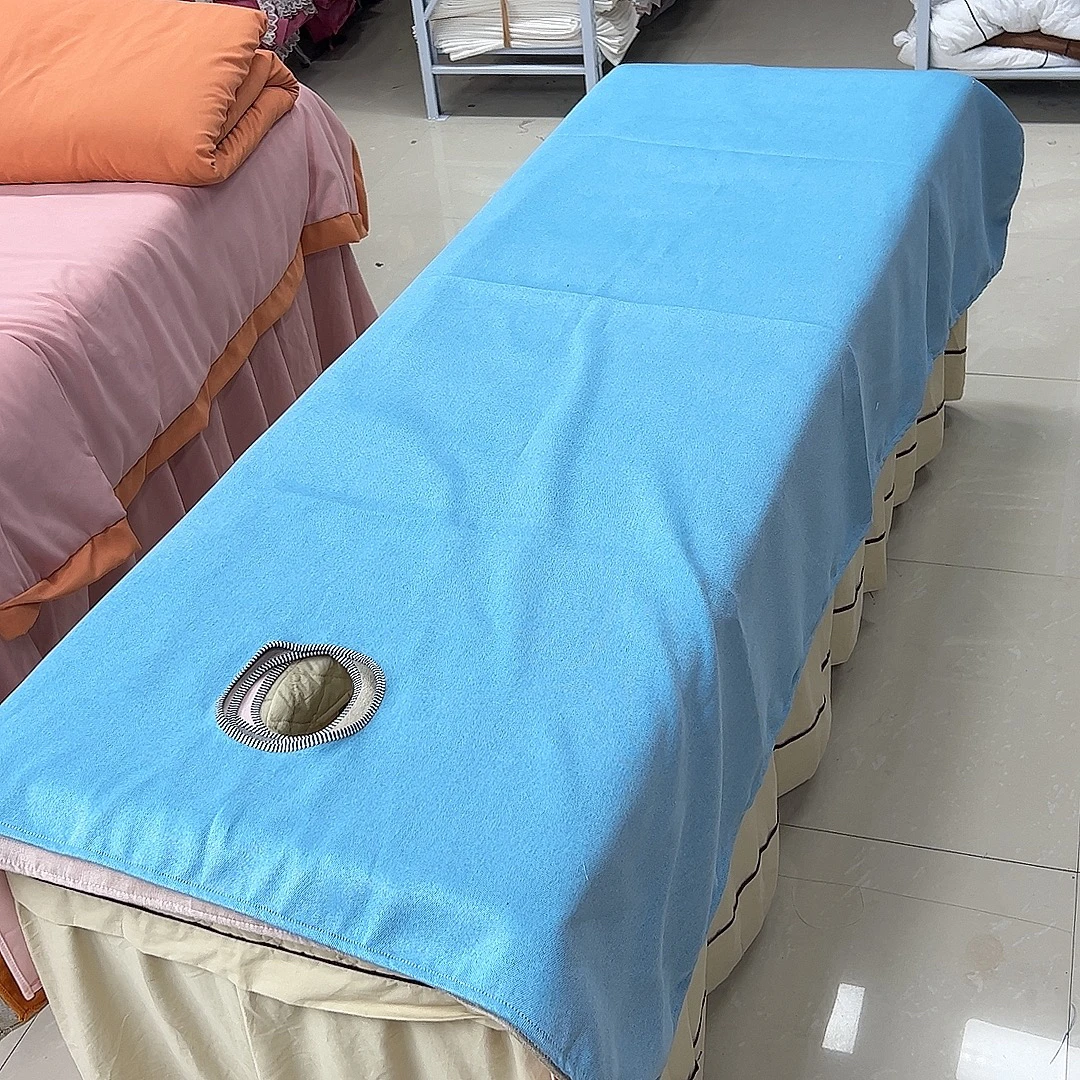 阳绒尼美容床单加厚加大按摩推拿理疗雪芙尼美容院简约纯色