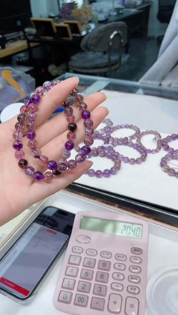 【闪购商品】水晶手串未镶嵌超七8MM