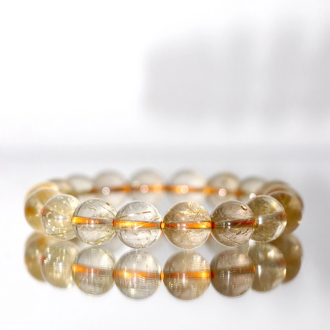 天然透体钛晶水晶手串T7541-尺寸可选-多样性发一