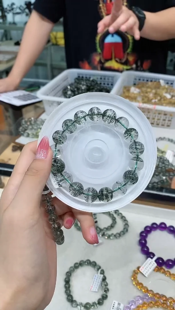 【闪购商品】水晶手串未镶嵌货号Q1224 幽灵 12m