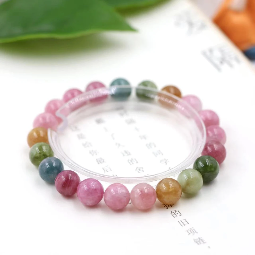 马卡龙仙女色系碧玺手串C1203-尺寸可选-多样性发一