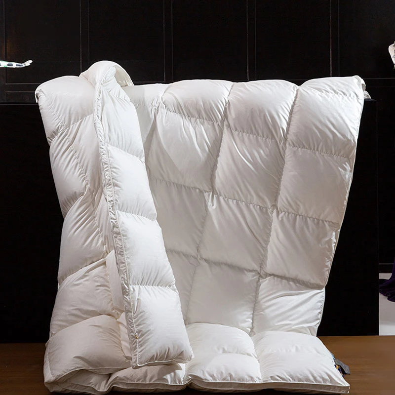 【加厚冬被】冬季保暖加厚羽绒被冬被白鹅绒被芯结婚陪嫁被子