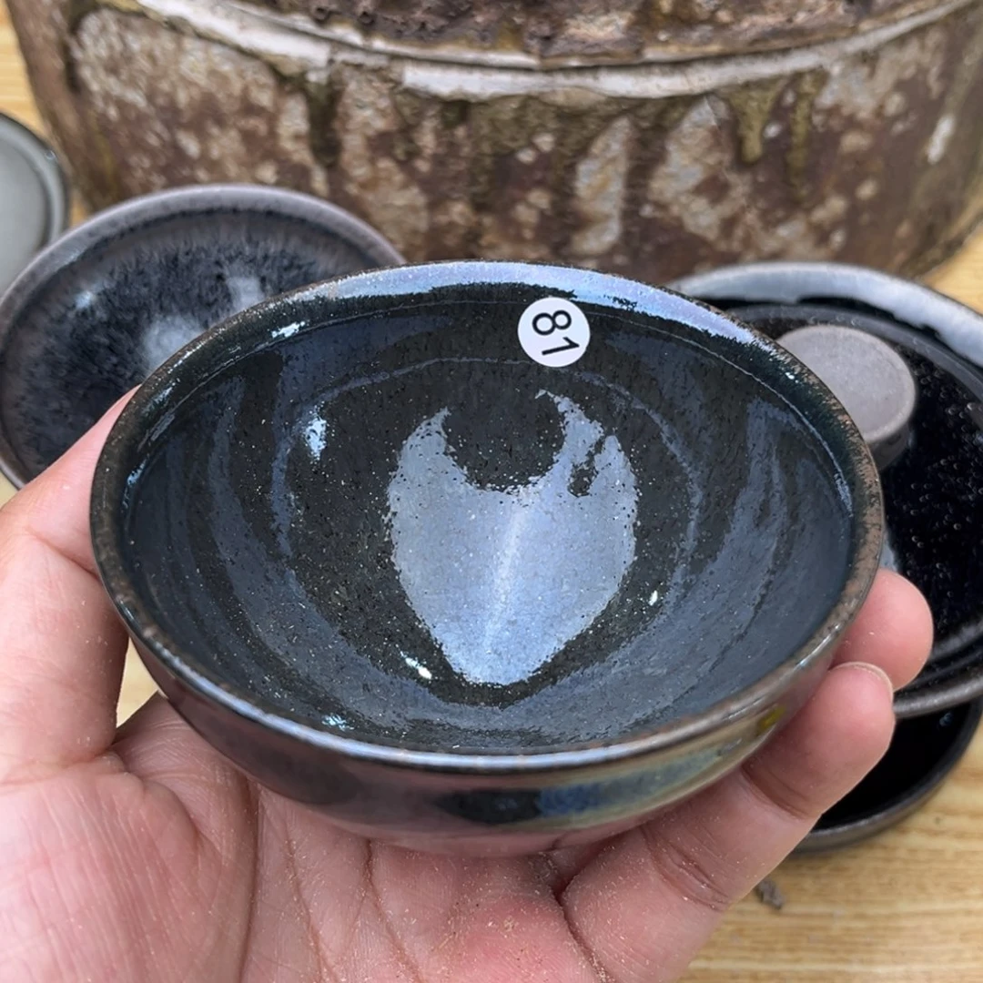 茶盏雲**年义兴龙窑柴烧坚持真柴烧