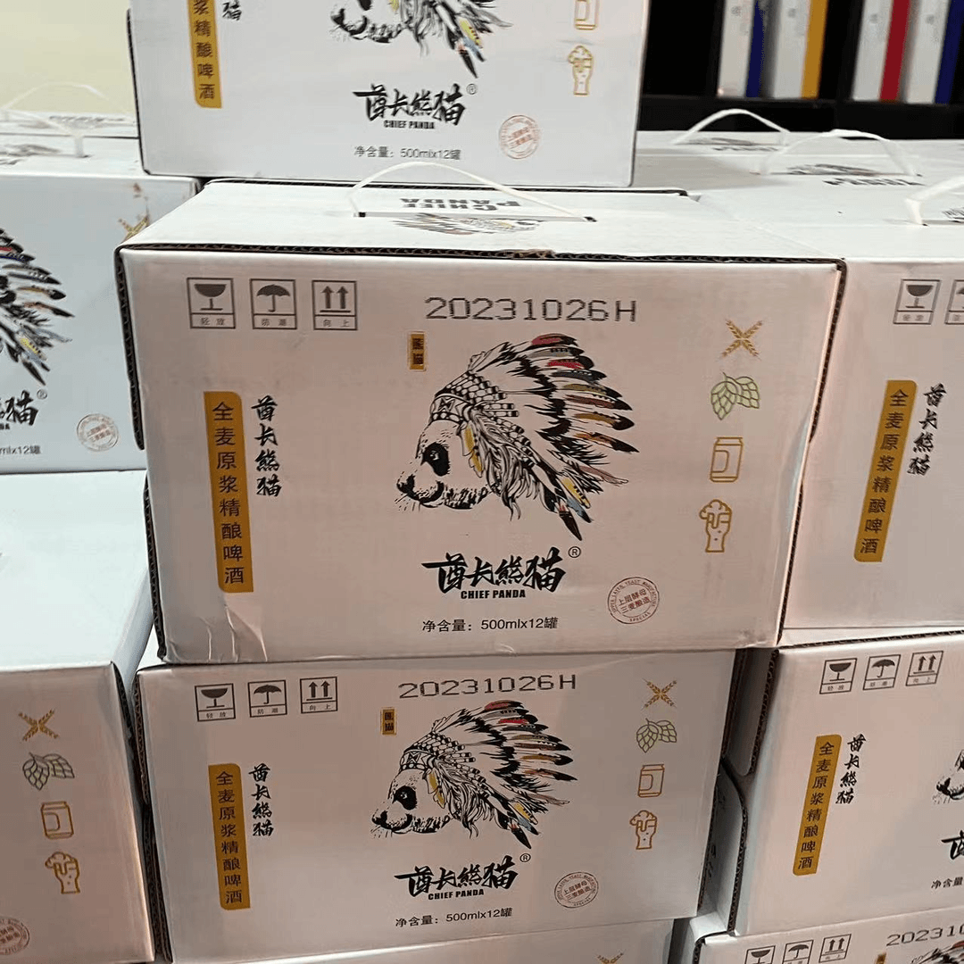 酋长熊猫一箱12罐