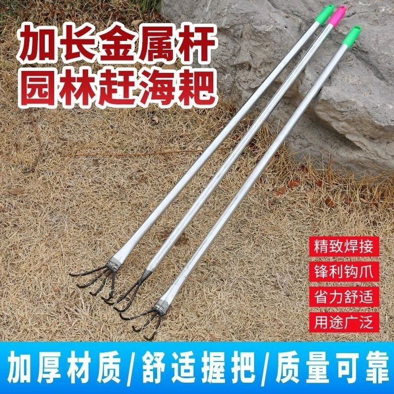 赶海专用工具种人参铁爬子三齿抓钩农具园艺工具种花垃钩地膜爪