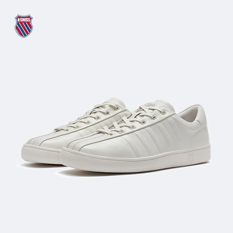 KSWISS盖世威男板鞋25春夏高级潮流时尚休闲舒适真皮小白鞋8816-M