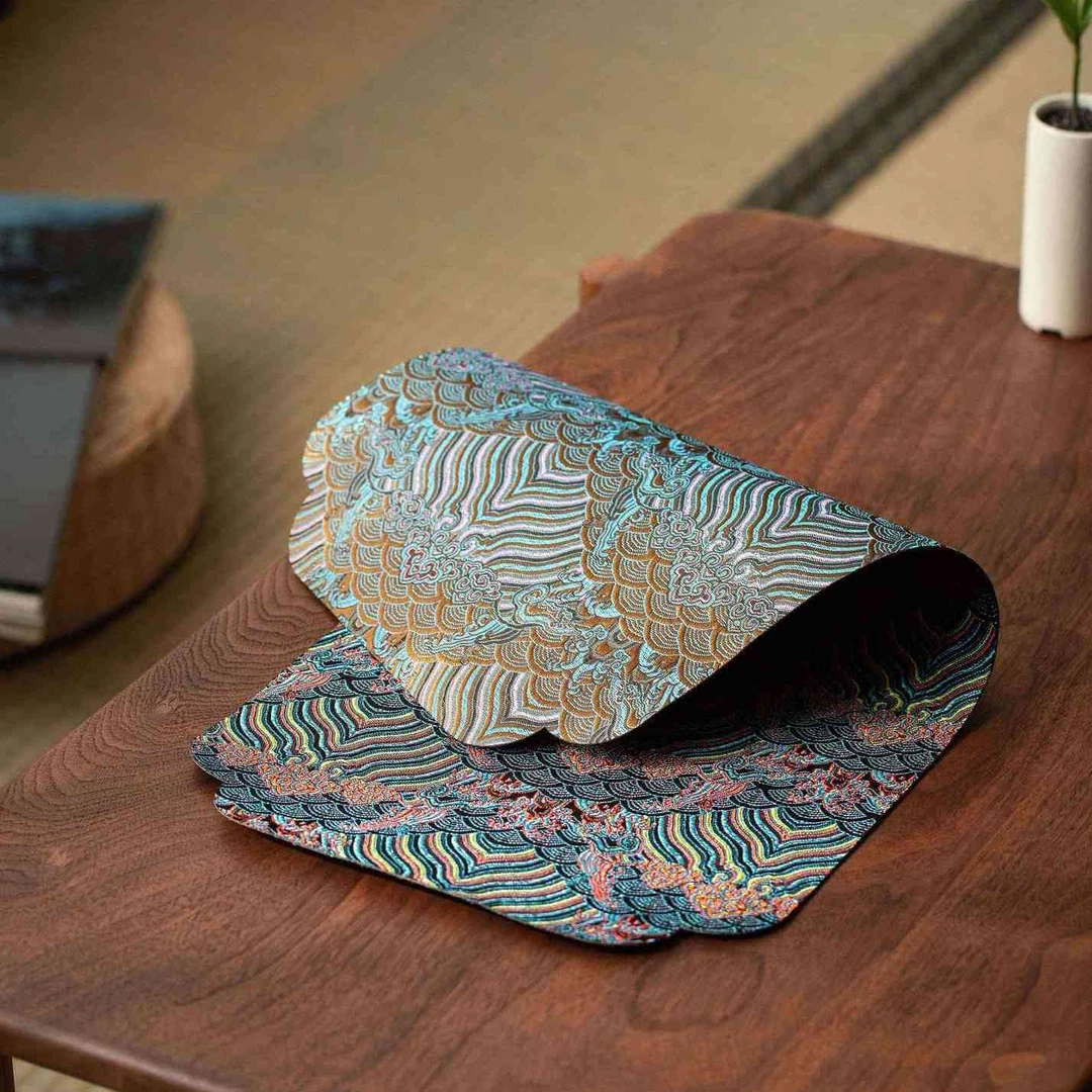 直播专用 主人杯盖碗盖碗桌旗茶布茶道配件