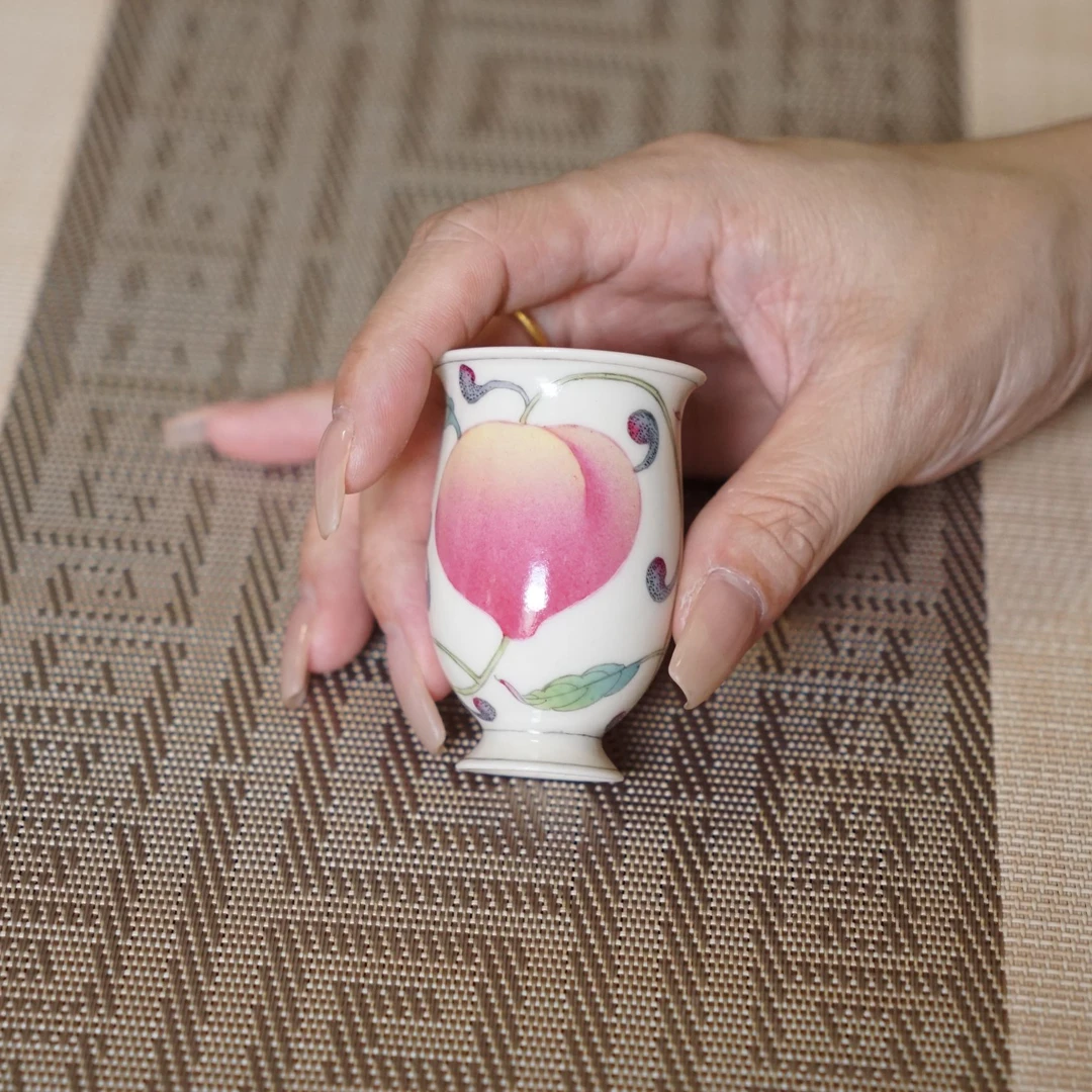 【雅圣】-缠枝桃闻香杯