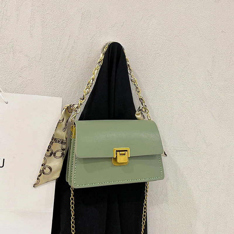 手工小方包斜挎包锁扣白色单肩小包DIY材料包手工包时尚