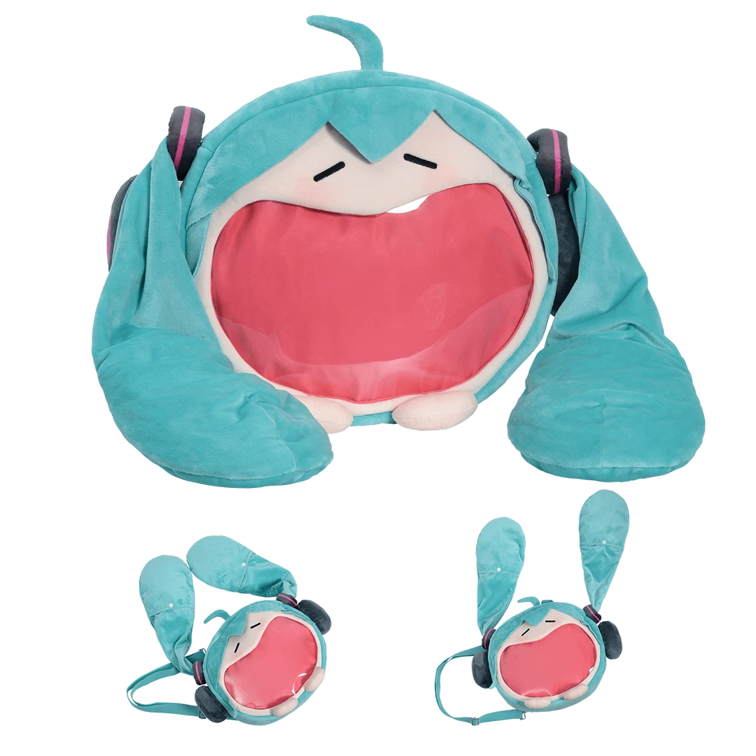 bilibiligoods哔哩哔哩正版现货【BEMOE】初音未来痛包毛绒可爱