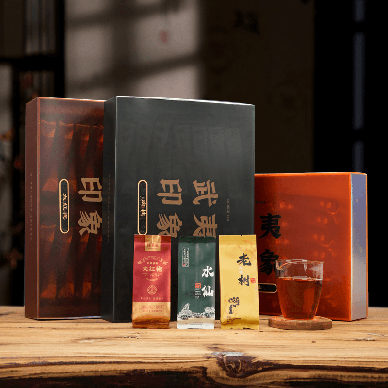 正宗武夷印象岩茶大红袍水仙肉桂组合装750g