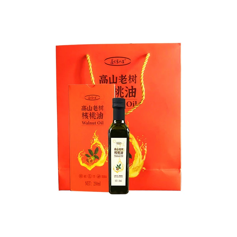 云南特产高山老树核桃油简约盒物理冷榨营养丰富新鲜调味食用纯正