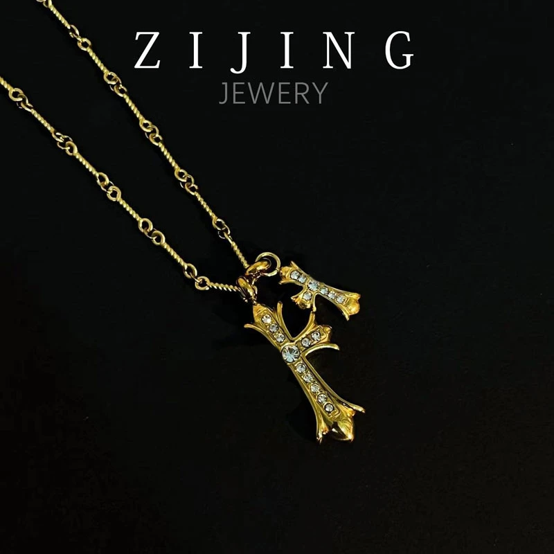 铜合金项链 CC4188 高定轻奢 项链48+5CM