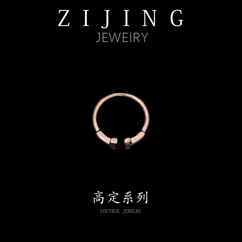 铜合金贝壳戒指 CC5167  高定系列 可调节戒指