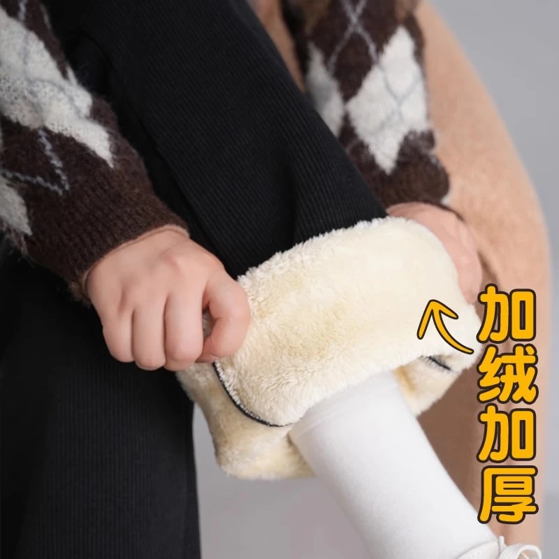 加绒喇叭裤女秋冬2025新款冬季爆款高腰雪尼尔灯芯绒妈妈微喇裤子