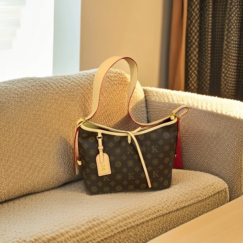 UK2025秋冬新款洋气轻奢ins时尚托特包百搭网红女单肩斜挎购物袋