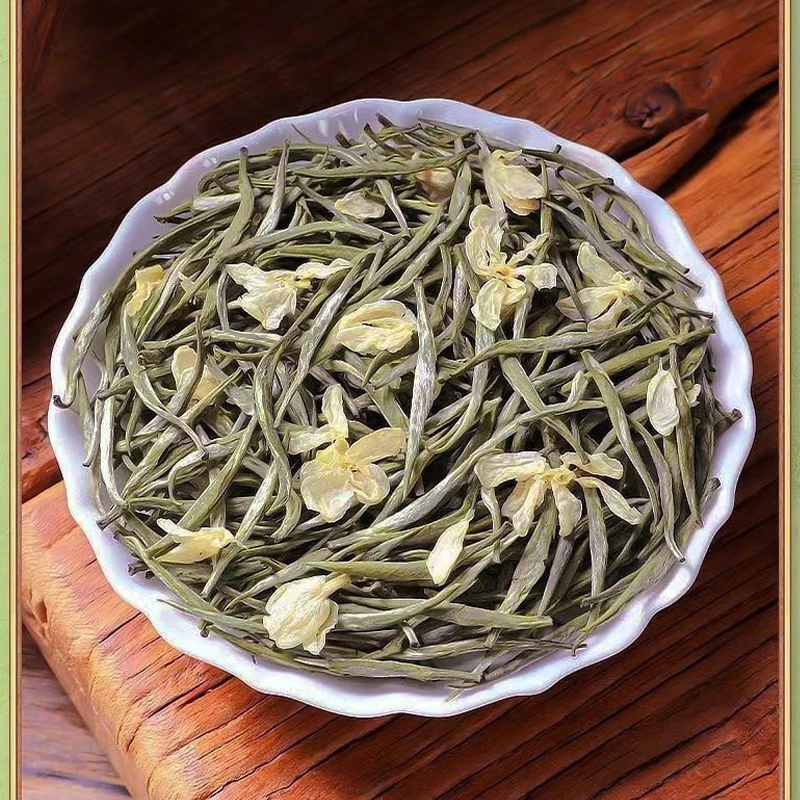 茉莉兰雪新茶2024新茶全嫩芽雪竹飘雪特级浓香型罐装品质试喝好茶