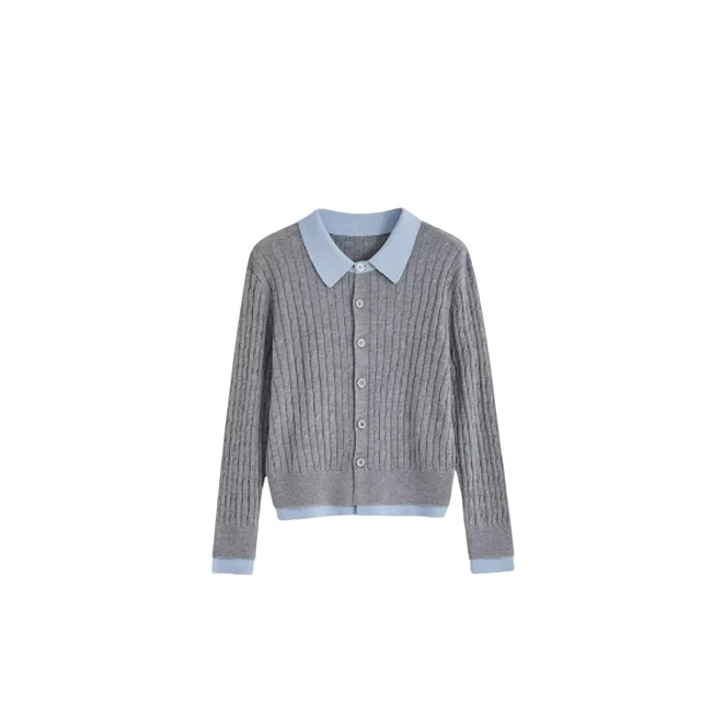 BAOFAHU-长袖时尚休闲百搭打底设计师翻领秋季-8600