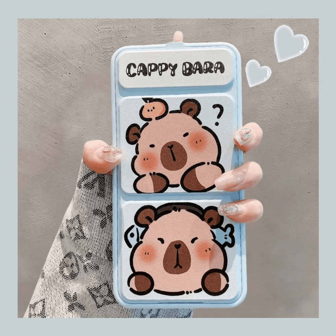 jnremy/简米 华为mate60pro+手机壳一体全包翻盖磁吸支架卡通可爱水豚女保护套