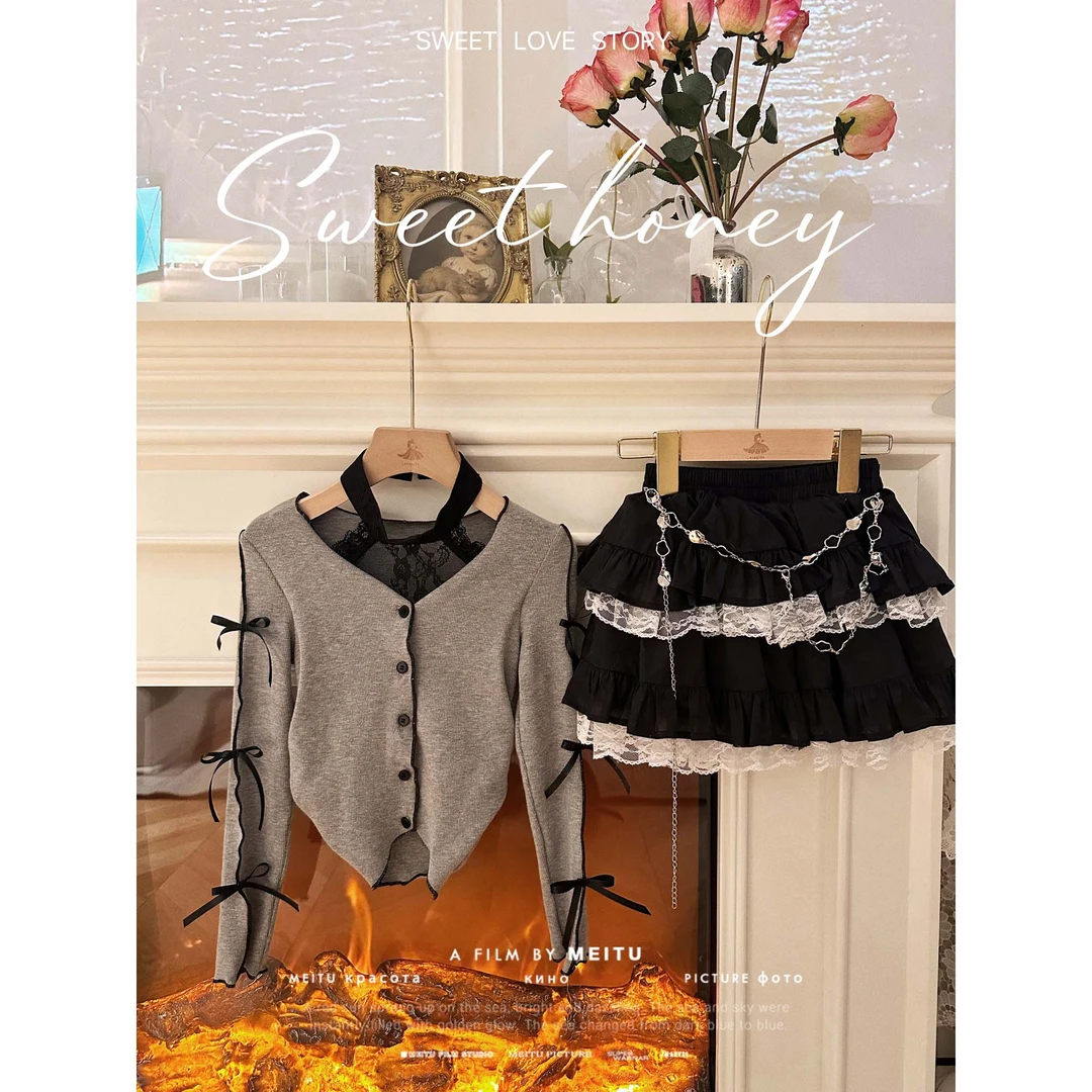 MOANA【现货·亲子款】时髦洋气针织女宝汉服外套24022521