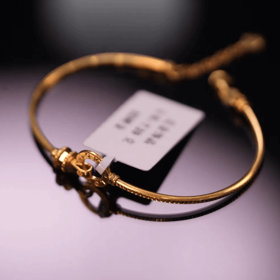 【六金花专享】足金999圆环小蛮腰Love半镯 7.39