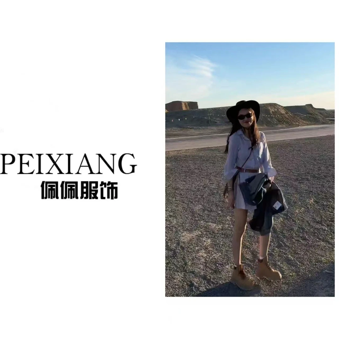 佩佩PD【衬衣裙】自制款衬衫连衣裙  H7179 5075107气质时尚休闲 现