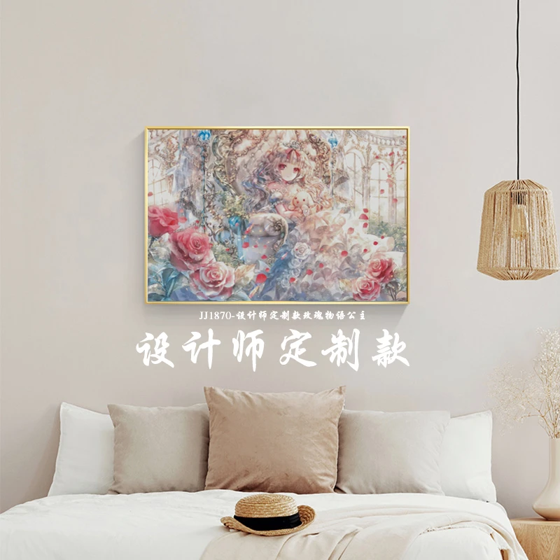 乌克兰设计师定制款玫瑰物语公主十字绣2023新款手工卡通动漫