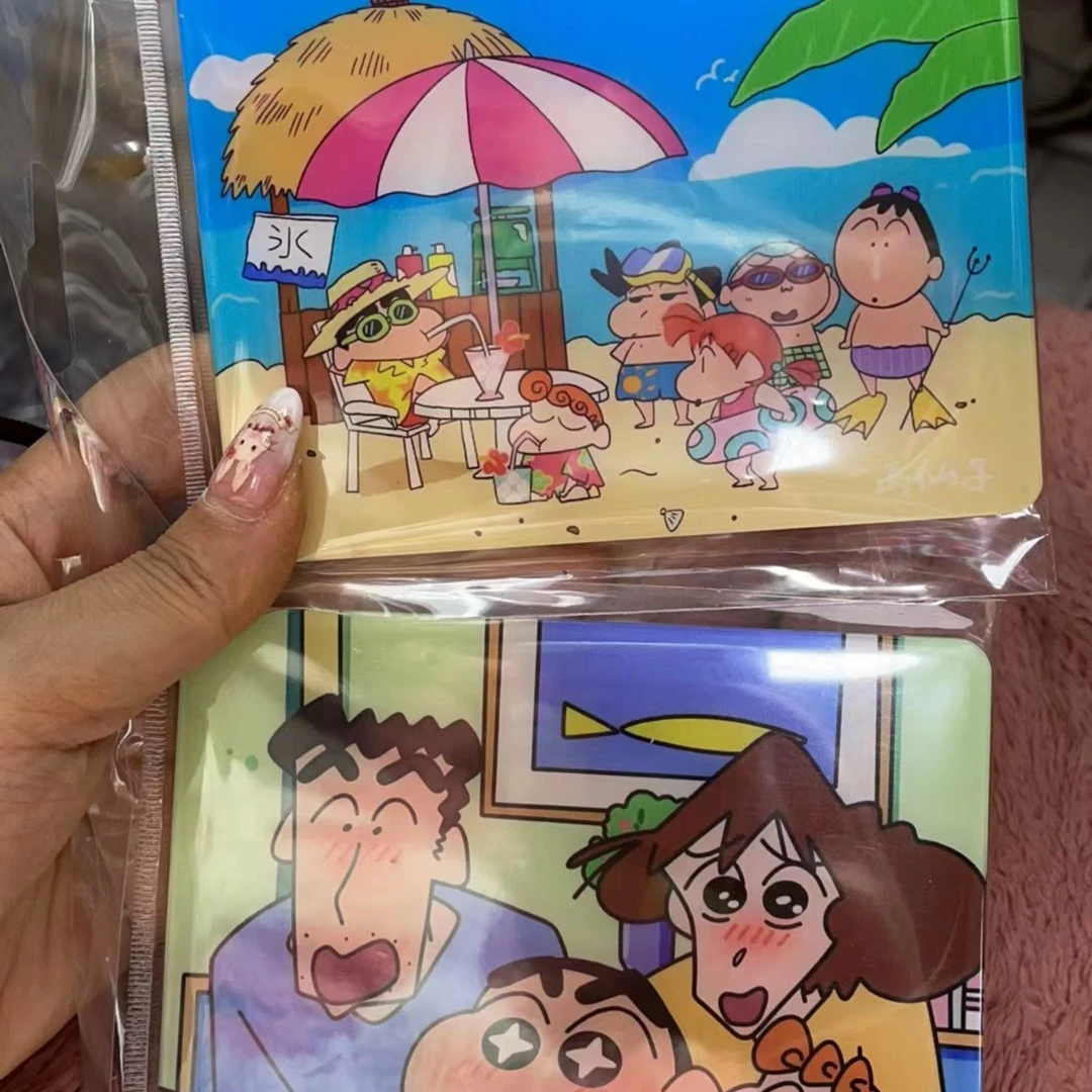 2个一组蜡笔小新12CM长宽针吸带背吸十字绣2023新款