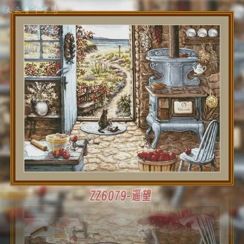 【ZZ6079-遥望】十字绣2024新款手工客厅餐厅书房简约