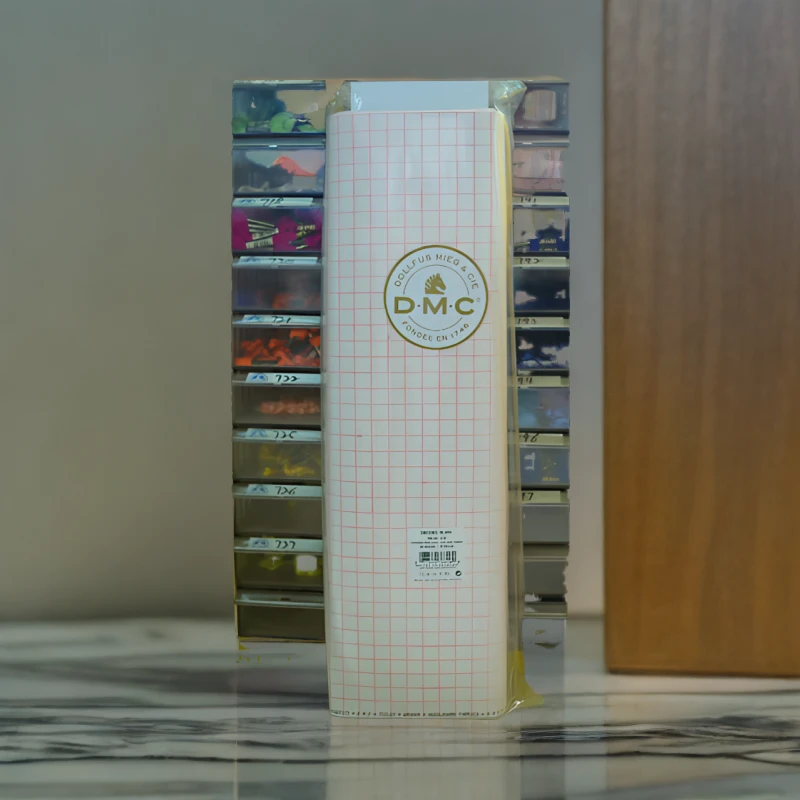 25CT十字绣DMC原白标记布