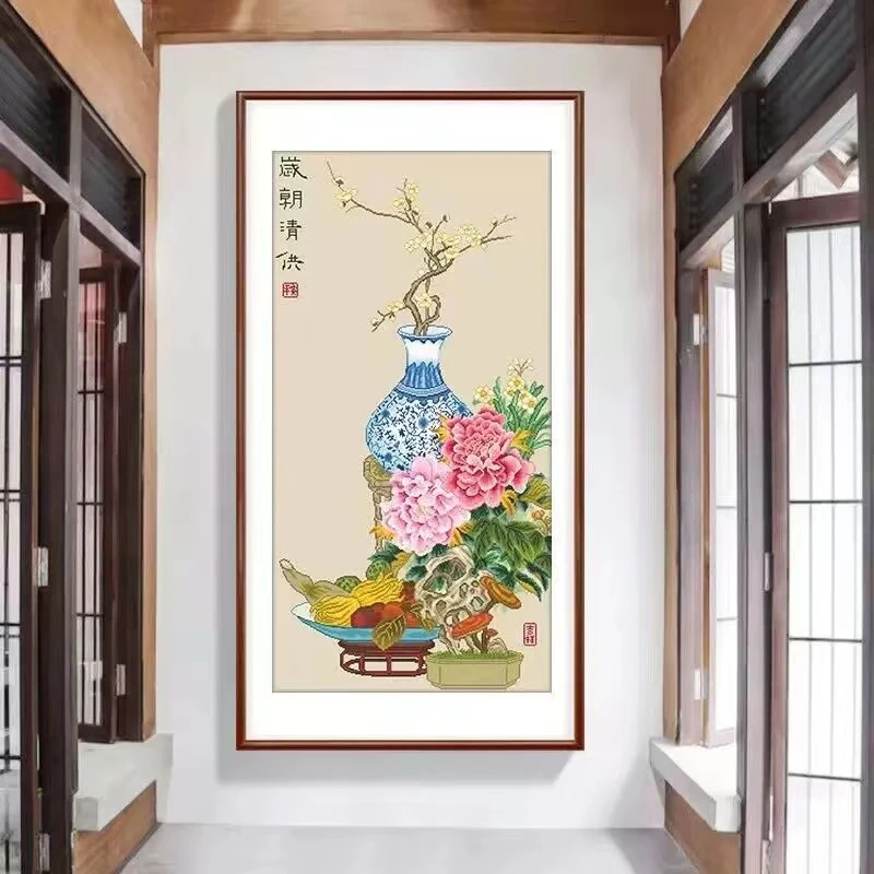 【K1004岁月朝贡图】十字绣2023新款客厅卧室卡通动画大幅自己绣