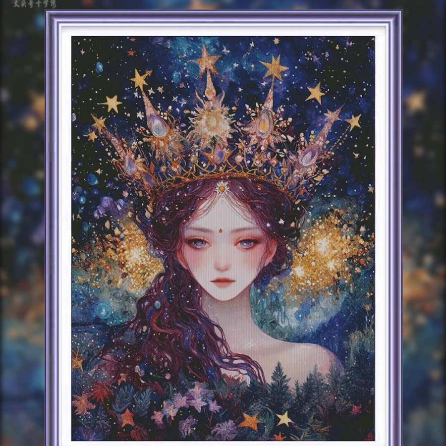 【ZZ4531-星辰女王】十字绣2023新款客厅卧室自己绣