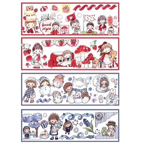 【MNBB2 卡哇伊娃娃 4个一组迷你绷布神器】十字绣2023新款工具