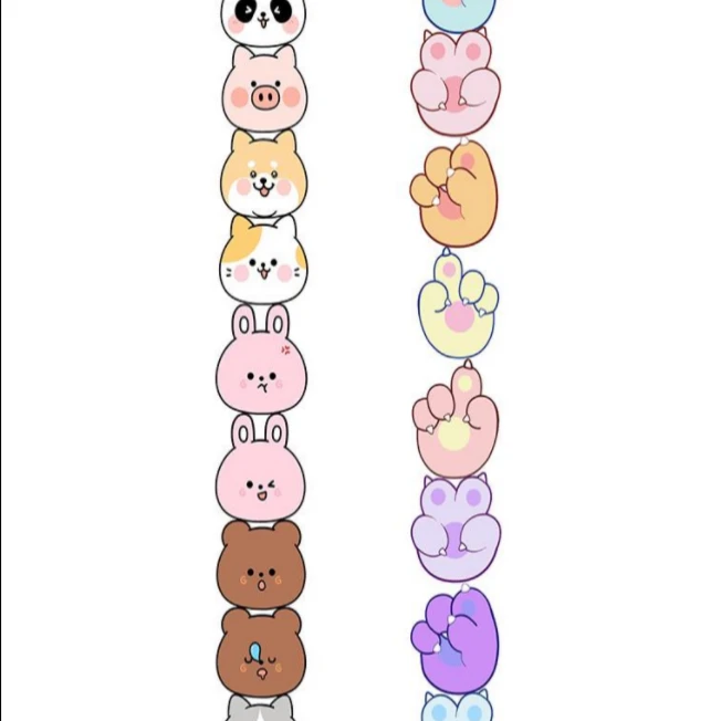 【软萌猫爪2个一组长窄异形针吸】客厅十字绣针吸