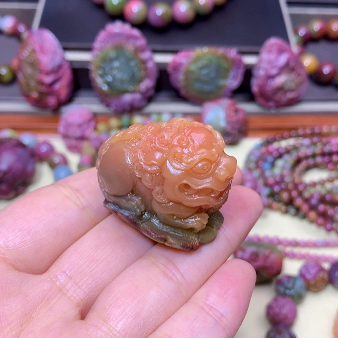 【闪购商品】玛瑙挂件未镶嵌媛*宝盐源定制