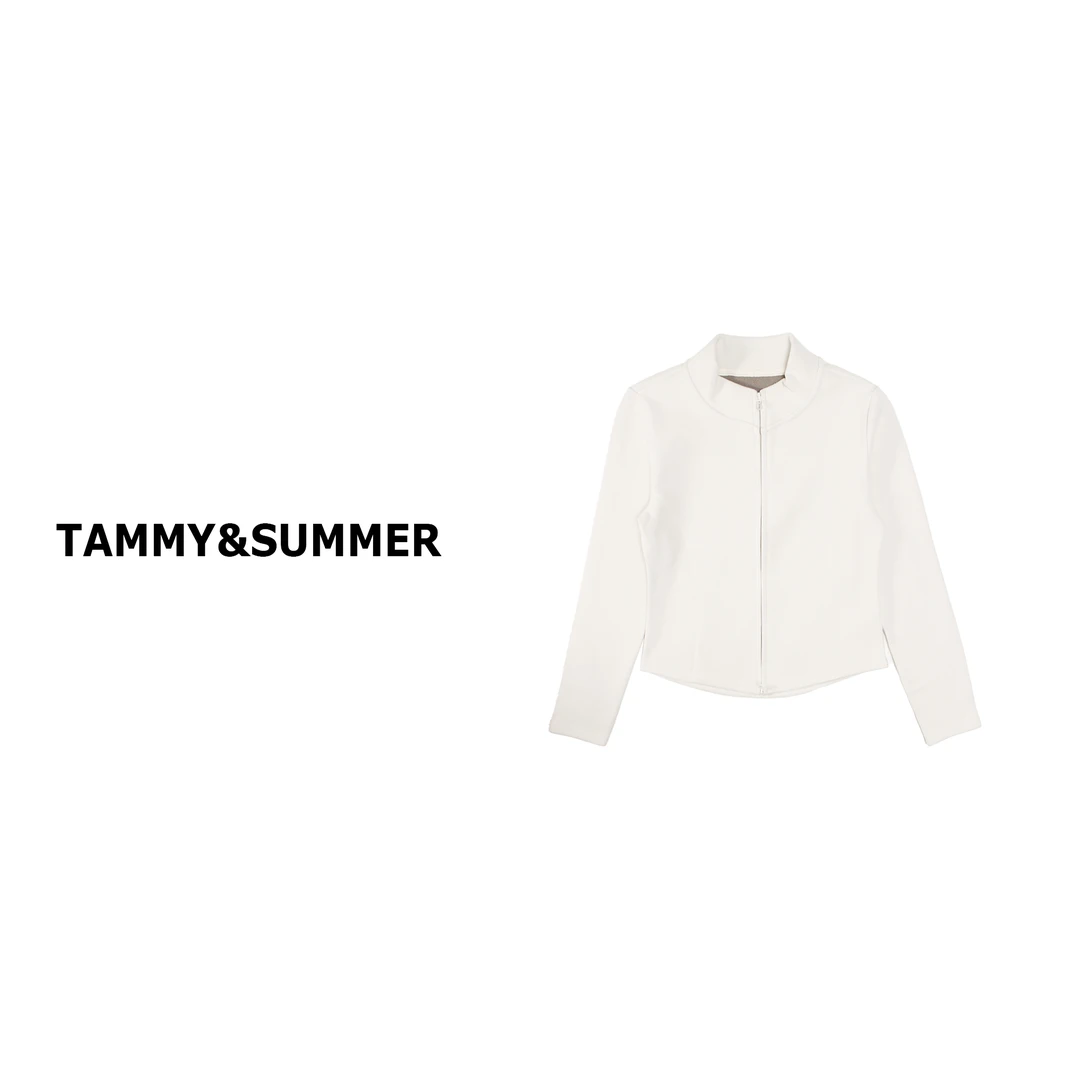 【Tammy&Summer】收腰显瘦亲肤舒适感短款保暖上衣长袖卫衣AS-660